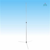 Base Antenna VHF Tunable 136-174 MHz, 5/8 over 5/8 Wave, 6 db Gain, Aluminum, 200 Watts Rating
