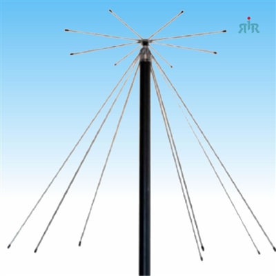 Base Antenna Wideband. 25-1300 MHz Receive, Transmit 28 MHz, VHF, UHF, 900, 1200 MHz Amateur Bands. TRAM 1410