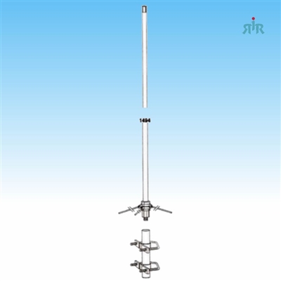 Base Antenna VHF 144-174 MHz, 7.8 dBd Gain, Tunable, 200 Watts Power Rating. TRAM 1491