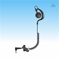 Earpiece AGENT Single-Wire C-Ring Style listen only