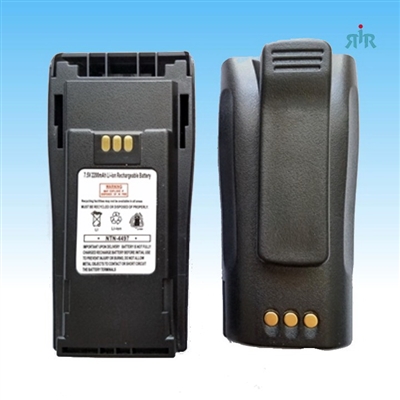 Battery Li-Ion 2500 mAh for Motorola CP200, CP200D, CP200XLS, PR400, EP450 Radios.