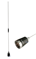 Antenna Mobile UHF 445-470 MHz 4.5 dBd Gain, NMO Mounting, Tunable, 200 Watts Power Rating. Browning BR-177