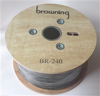 Coaxial Cable LMR240 Type, 50 Ohms, 200 ft.  Reel.  Browning BR240