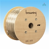 LMR-400 Braided Coax Cable, Solid Bare Copper Center Conductor. 500 ft Wood Reel