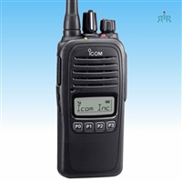 Icom F1000S VHF, F2000S UHF 128 Channels Waterproof Radios with LCD