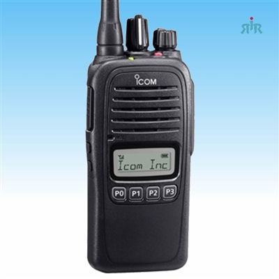 Icom F1000S VHF, F2000S UHF 128 Channels Waterproof Radios with LCD