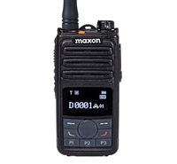 MAXON MDP-6124 VHF, MDP-6424 UHFDMR/ ANALOG Radios, with accessories