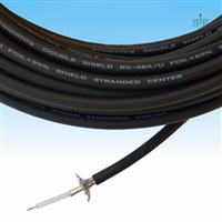 RG58A/U Coax Cable Low Loss By Foot up to 500 Feet Wood Reel