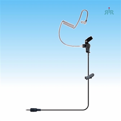 Klein Electronics SHADOW STR Earpiece Streight Cord Receive only for Speaker Microphone or Radio