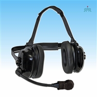 Klein Electronics TITAN-FELX-BOOM Dual-Muff Extreme Noise Reducing Headset with Flex Boom Microphone.