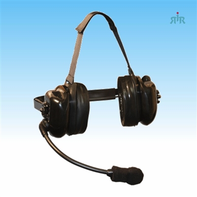 Klein Electronics TITAN-FELX- GP Dual-Muff Extreme Noise Reducing Headset with Flex Boom Mic, Gel Pads.
