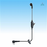 Klein Electronics VAPOR Earpiece Single-Wire for Kenwood, Motorola, Vertex-Standard Radios.