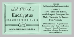 Organic Eucalyptus Essential Oil .5 oz