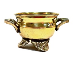 Brass Cauldron Resin Incense Burner