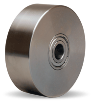 4"x 1-3/8"  Solid Stainless Steel Wheel