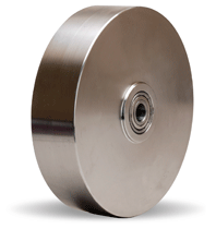 8"x 2"  Solid Stainless Steel Wheel