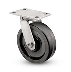 Heavy Duty Kingpinless Swivel Caster with a 10" x 3" Phenolic wheel