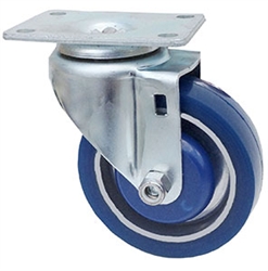 Light Duty Medium Duty 3"x 1.25" Swivel Caster Polyurethane on Aluminum Wheel