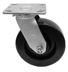 Medium Duty 3-1/4"x 2"" Swivel Caster Phenolic Wheel