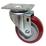 Light Duty 4"X1-1/4" Swivel Caster Polyurethane Nomad on Polyolefin Core