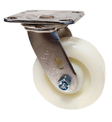 Stainless Steel Medium Duty 4"x 2" Swivel Caster Nylon Wheel