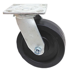 Medium Duty 5"x 2" Swivel Caster Polyolefin Wheel