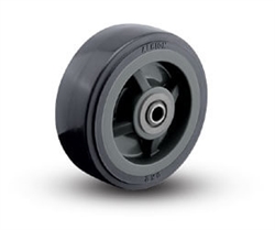 5"x 2" Albion XA, Polyurethane on Polyolefin Core Wheel Gray, Roller Bearing