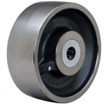 8x 3" Drop Forged Steel Wheel, Silver, Roller Bearing