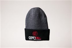 Critical Paintball Beanie Grey / Black - Logo