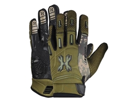 HK Army Paintball Full Finger Pro Gloves - Olive