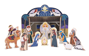 Wooden Nativity Play Set by Melissa and Doug