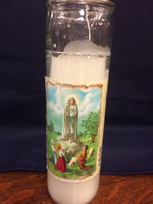 Our Lady of Fatima Devotinal Candle