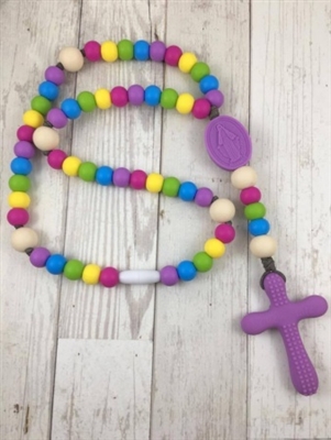 Chews Life Rosary - Rainbow Colored