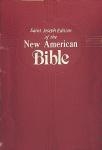 St Joseph Edition of the New American Bible Red Imitation Leather