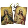 Sacred Heart of Jesus & Immaculate Heart of Mary Rosary Pouch