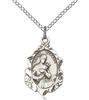 St. Gerard Sterling Silver on 18" Chain