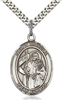 St. Ursula Sterling Silver on 24" Chain