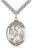 St. Alphonsist Sterling Silver on 24" Chain