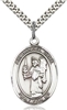 St. Uriel the Archangel Sterling Silver on 24" Chain