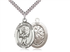 Baseball St. Sebastian Sterling Silver Medal