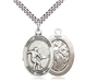 Soccer St. Sebastian Sterling Silver Medal