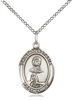 St Anastasia  Sterling Silver on 18" Chain