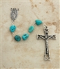 Sterling Silver Turquoise Nugget Rosary