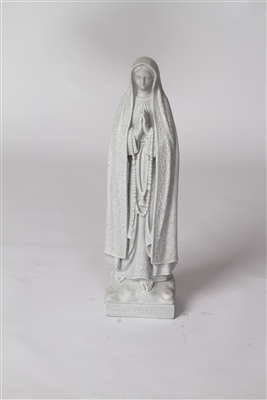 Our Lady of Fatima statue, 19" in height