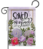 Saved by Grace Garden Flag