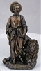 St. Mark 8" Bronze Lightly Painted