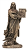 St. Luke 8" Bronze Lightly Painted