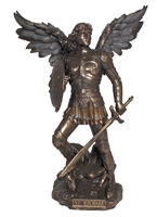 St Michael the Archangel, Defender In Battle 9" Statue