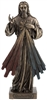 Divine Mercy Bronze 8" Statue