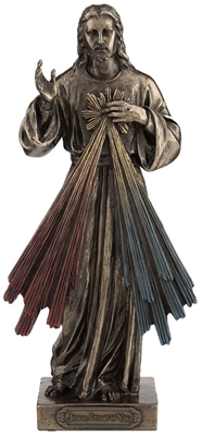 Divine Mercy Bronze 8" Statue